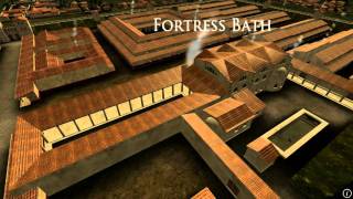 Animation of ancient Roman Fort in Caerleon Wales [upl. by Grenville]