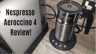 Nespresso Aeroccino 4 Milk Frother Review  Worth upgrading from the Aeroccino 3 [upl. by Verne]