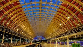 A Walk Around Londons Paddington Railway Station [upl. by Enelie]