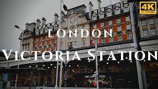 London Victoria Station Walk Through England 4K [upl. by Luben]