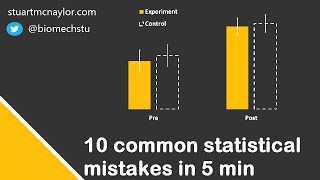 Ten Statistical Mistakes in 5 Min [upl. by Eudora]