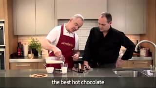 How to make a hot chocolate using an aerolatte milk frother [upl. by Hugh]