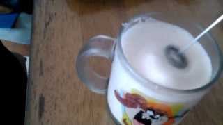 Aerolatte Review Frothing Cold Milk In Under 1 Minute [upl. by Tshombe556]